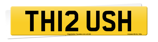 Registration number TH12 USH